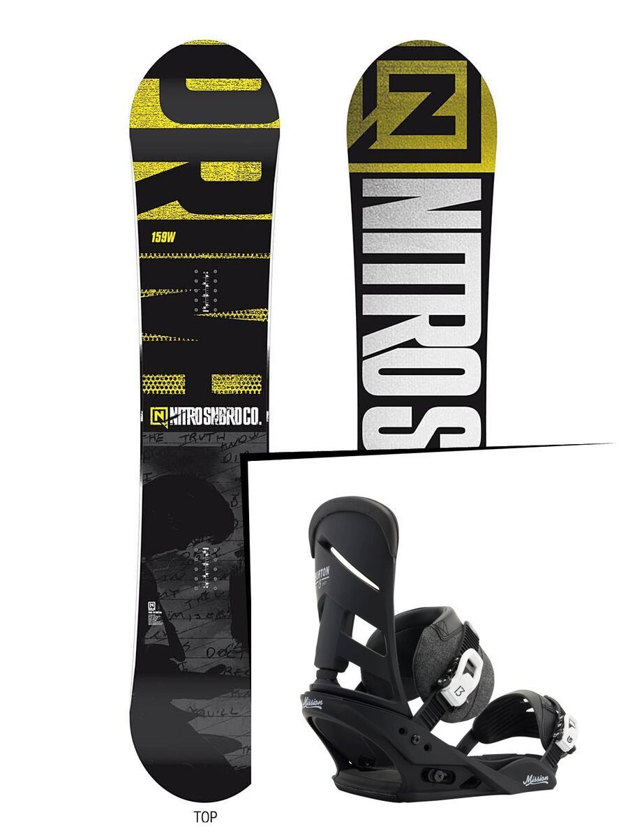 Set: Nitro Prime Edge Wide  + Burton Mission (1191275S) - Bild 1