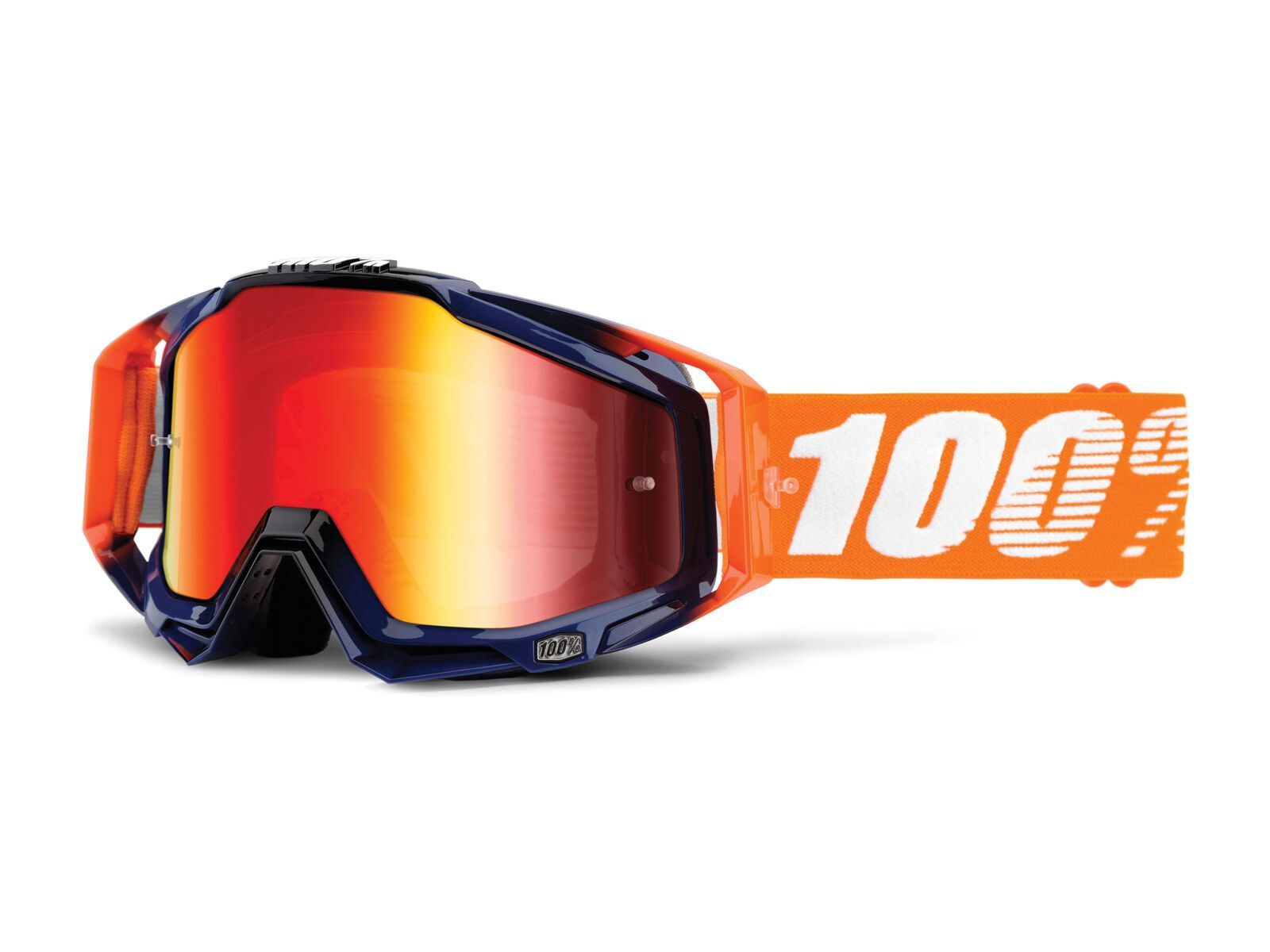 100% Racecraft inkl. Wechselscheibe, crush/Lens: mirror red - Bild 1