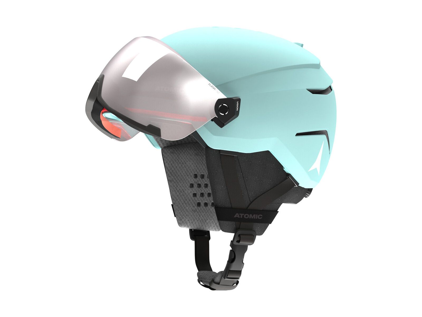 Atomic Savor Visor JR, Silver Flash / turquoise - Bild 2
