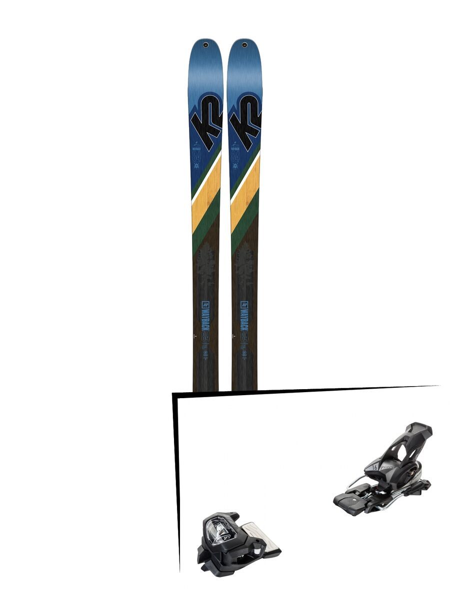 Set: K2 SKI Wayback 84 2019 + Tyrolia Attack² 16 GW solid black - Bild 1