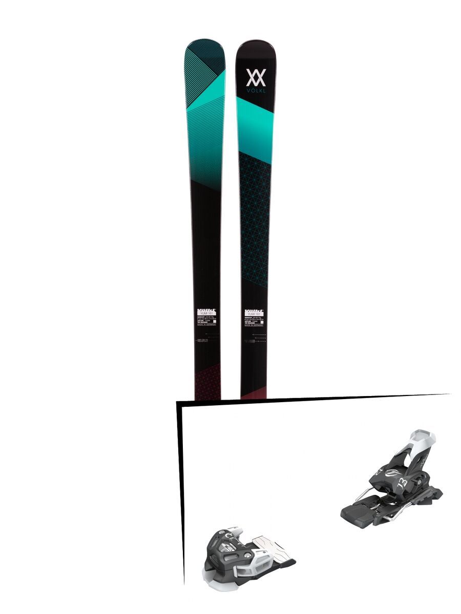 Set: Völkl Yumi 2017 + Tyrolia Attack 13 85 mm, solid black white - Skiset - Bild 1