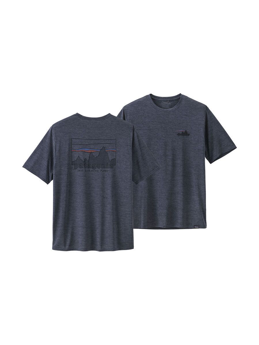 Patagonia Men's Capilene Cool Daily Graphic Shirt ‘73 Skyline, smolder blue x-dye - Bild 1