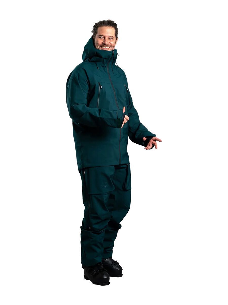 Penguin Männer 3 Lagen Dermizax Shell (Latz-) Hose, seaweed - Bild 9