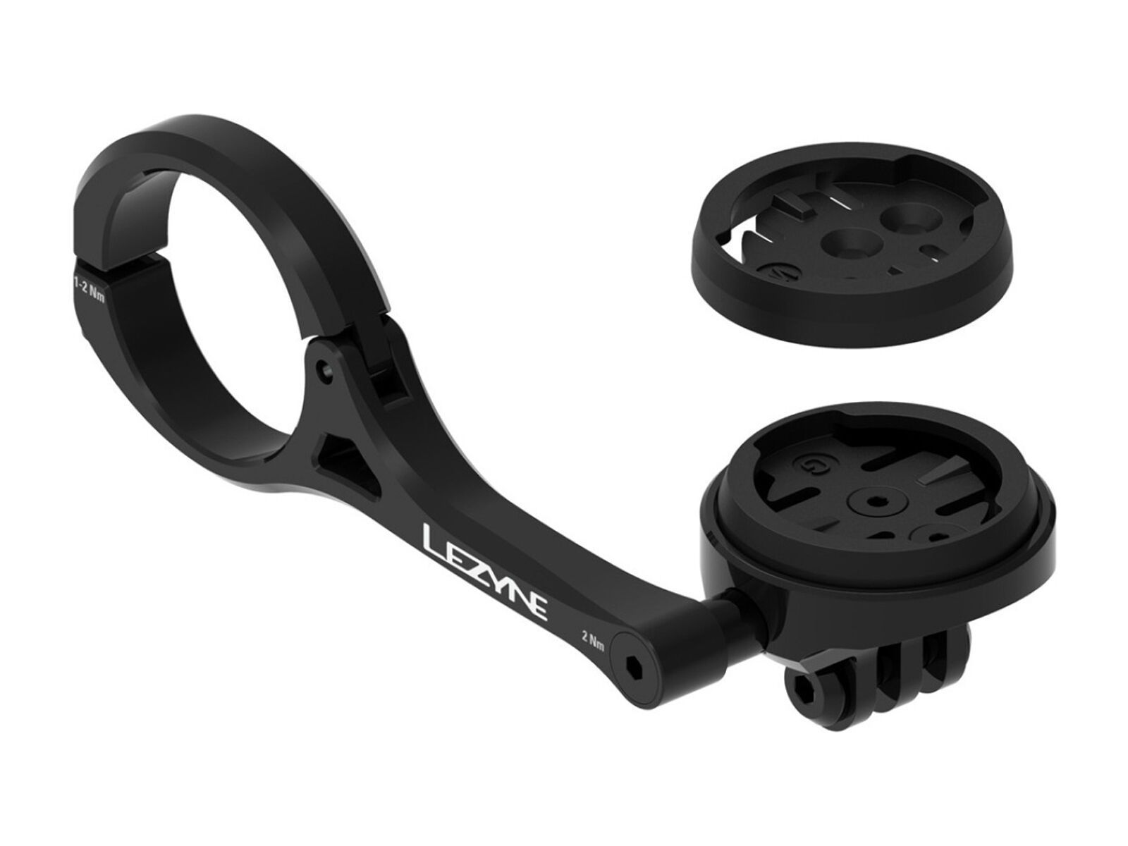 Lezyne Garmin/Wahoo GPS Forward Mount with GoPro, black - Bild 2