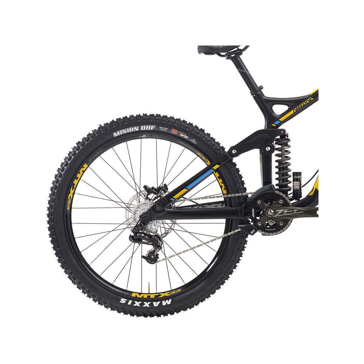 Kona Operator, matt carbon & black w/ yellow & blue decals - Bild 4