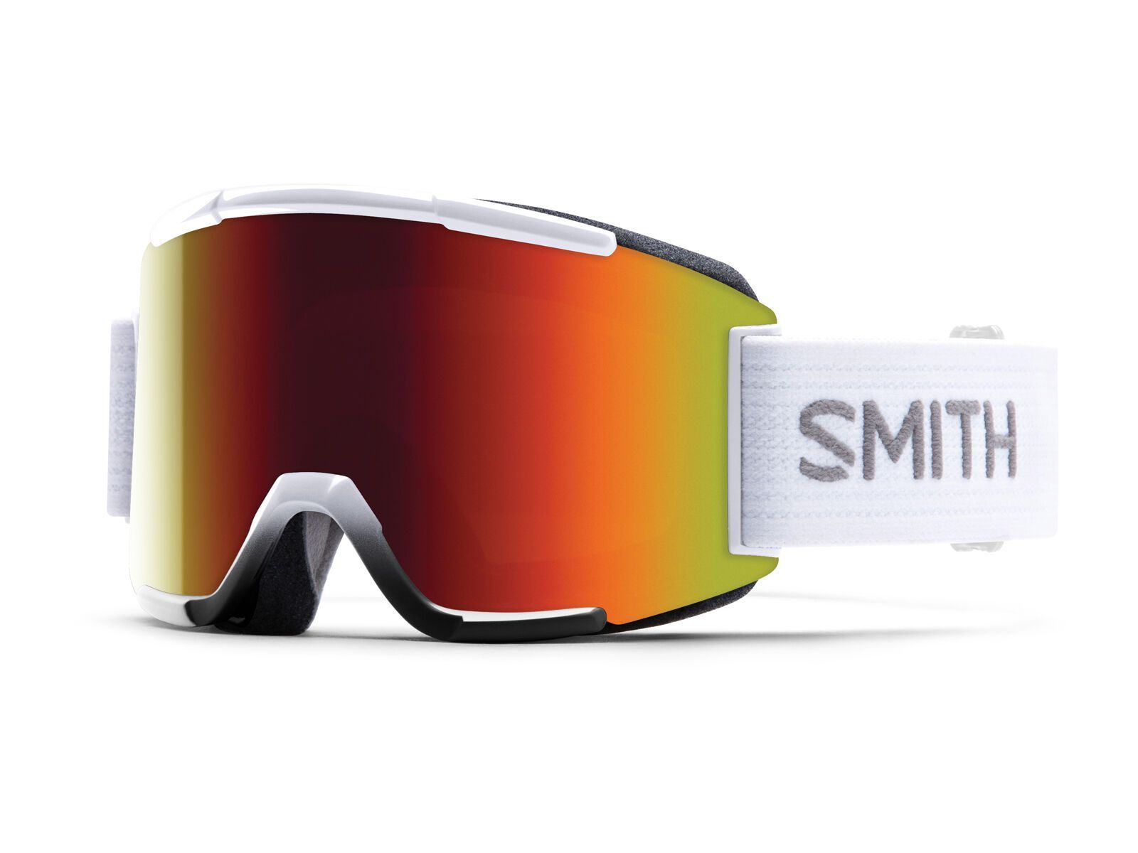 Smith Squad + Spare Lens, white/red sol-x mirror/yellow - Bild 1