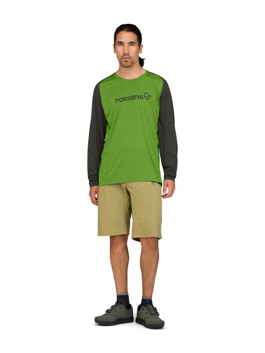 Norrona fjørå equaliser lightweight Long Sleeve M's, norrona green - Bild 3