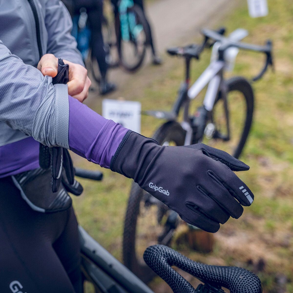 GripGrab PACR Windproof RaceDay Gloves, Black - Bild 9