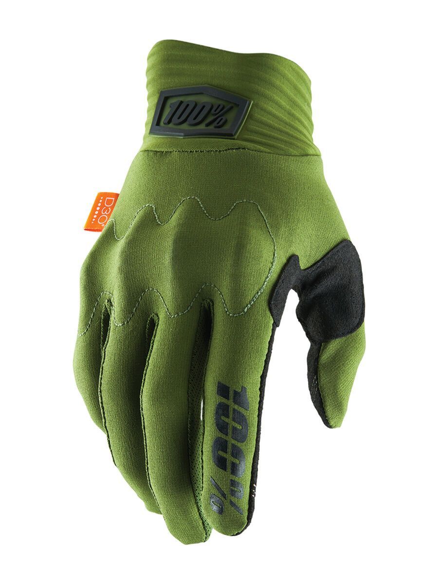 100% Cognito Glove, army green / black - Bild 1