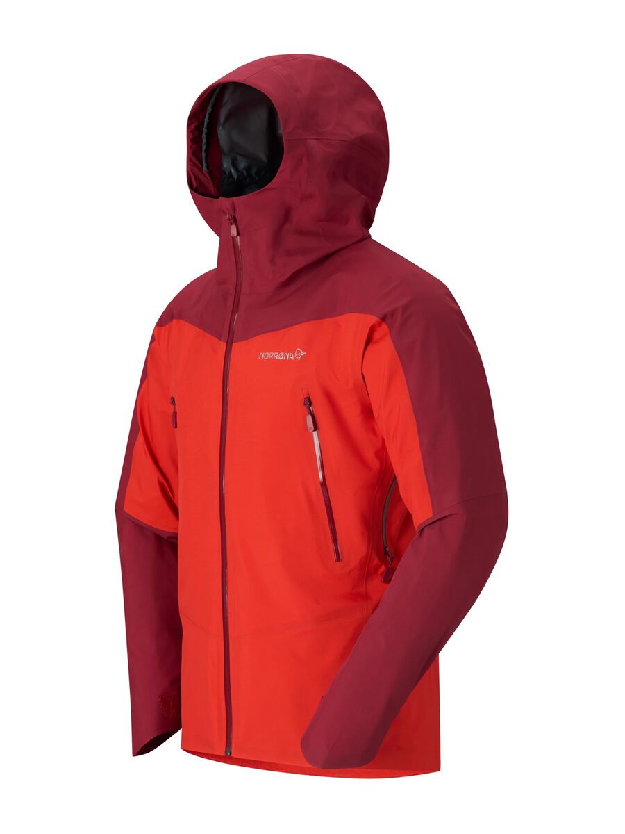 Norrona falketind Gore-Tex Jacket M's, arednalin/rhubarb - Bild 2