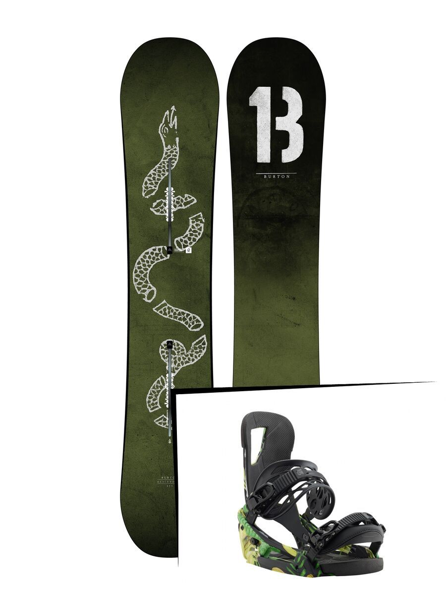 Set: Burton Descendant 2019 + Burton Cartel EST tommy bananas - Bild 1