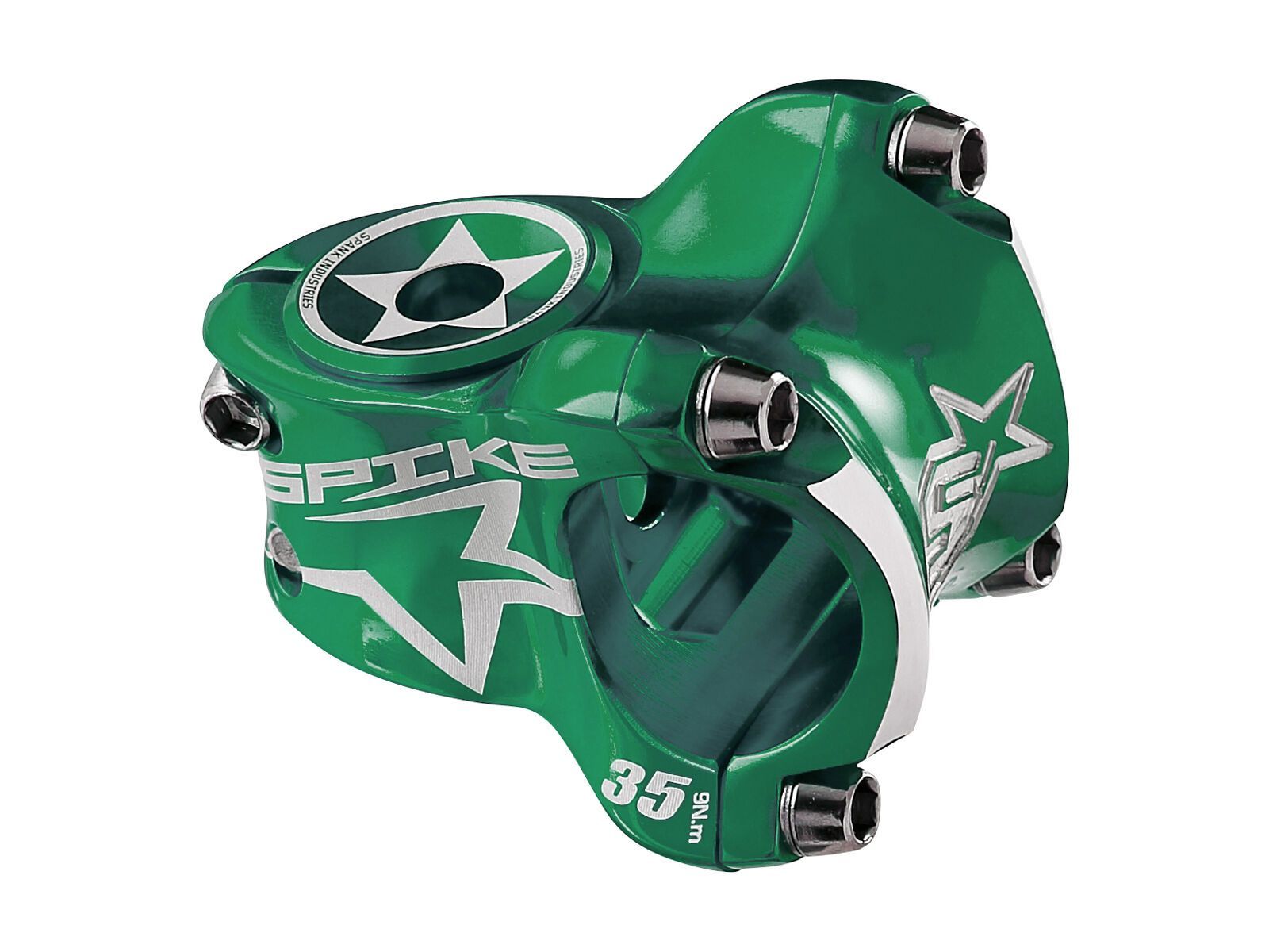 Spank Spike Race Stem, green - Bild 1
