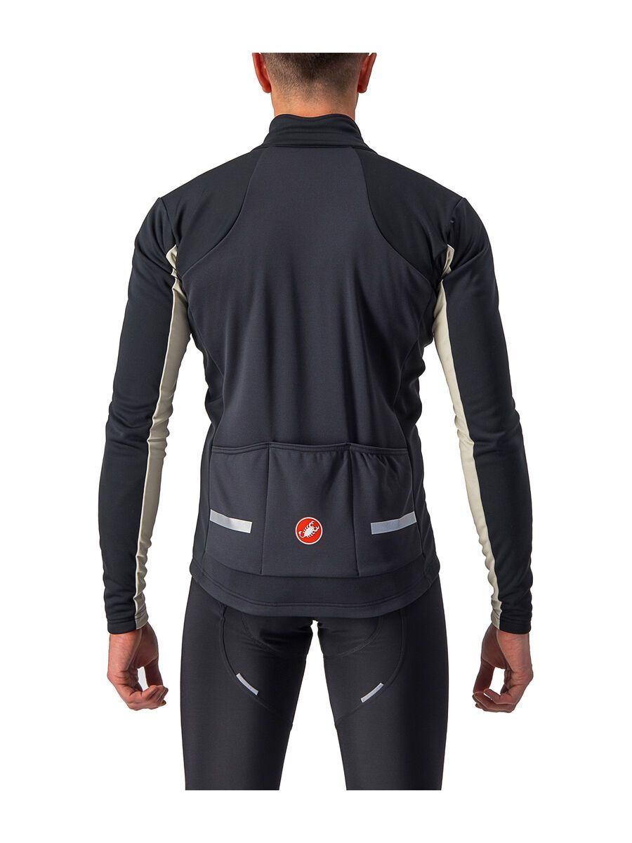 Castelli Mortirolo 6S Jacket, light black/chalk-silver reflex - Bild 2