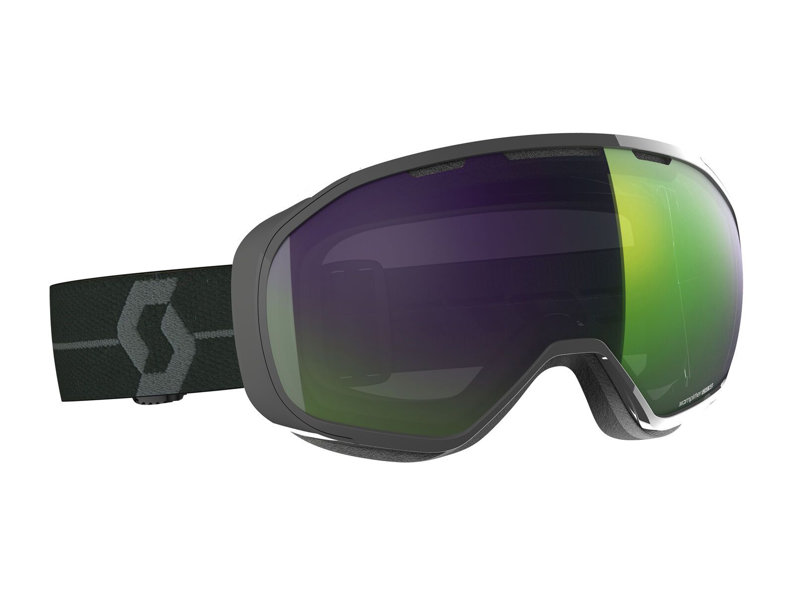 Scott Fix, dark grey/Lens: enhancer green chrome - Bild 1