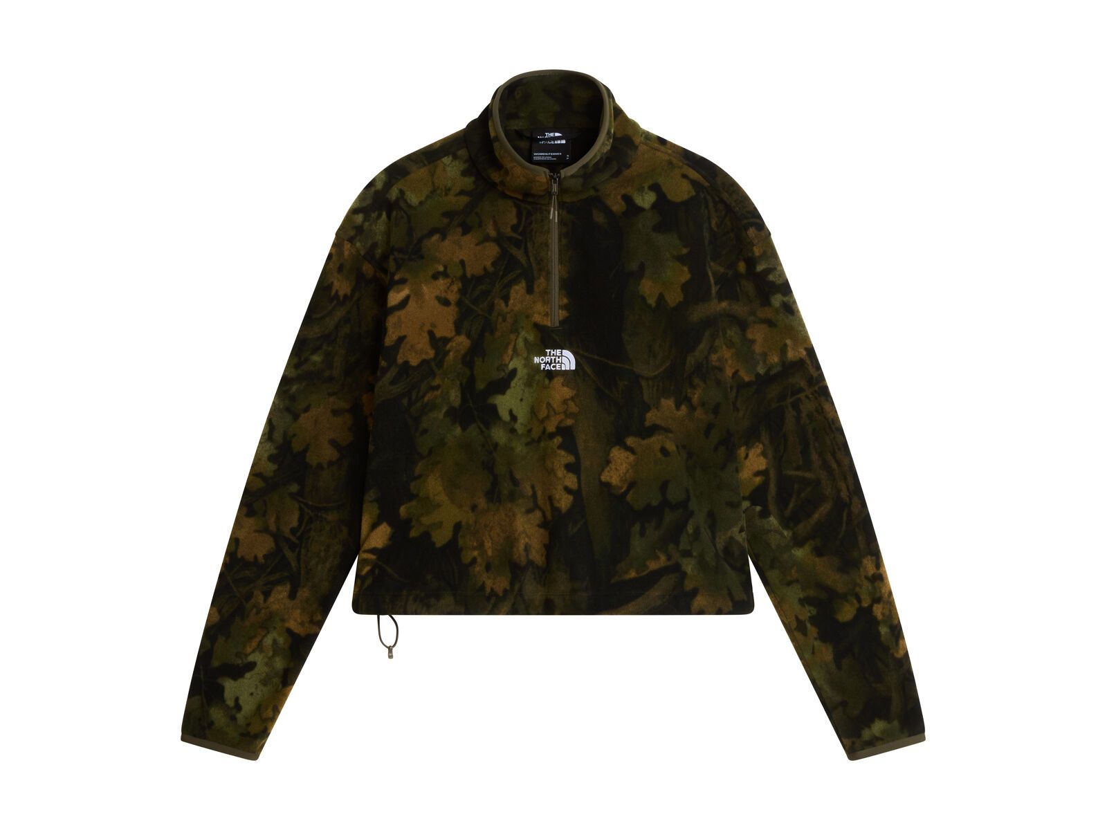 The North Face W Novelty Logo Glacier 1/4 Zip Print, woodland green yosemite - Bild 1