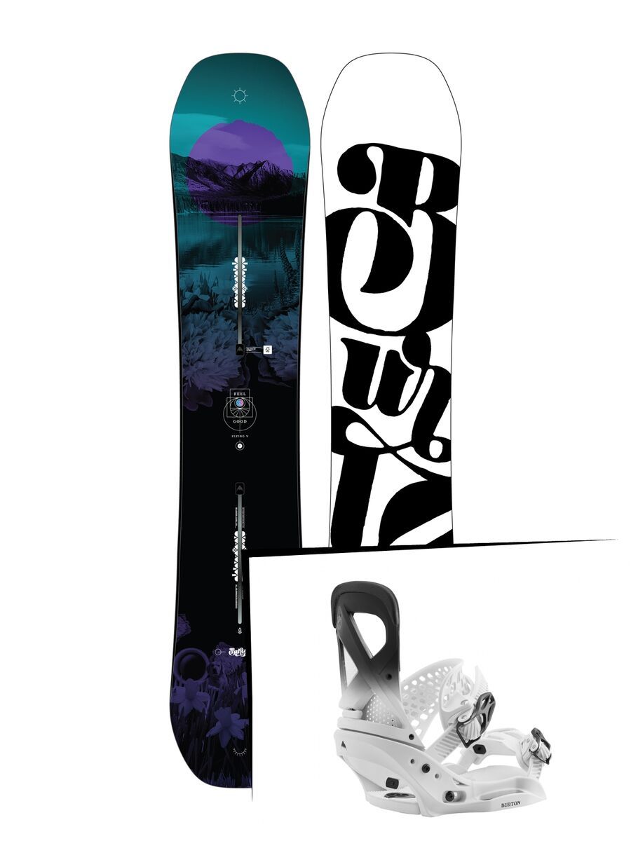 Set: Burton Feelgood Flying V 2019 +  Lexa EST (2218459S) - Bild 1