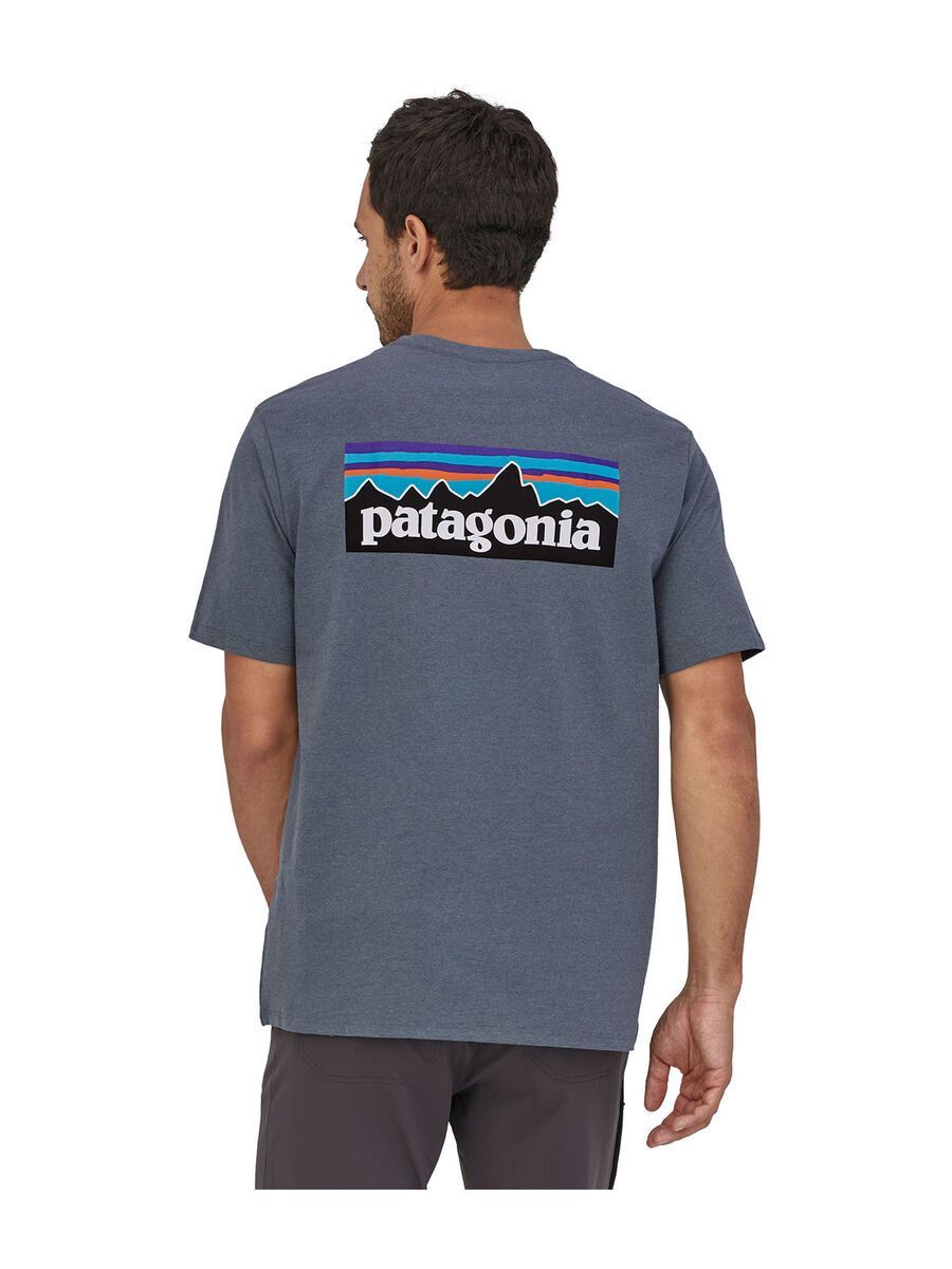 Patagonia Men's P-6 Logo Responsibili-Tee, plume grey - Bild 5