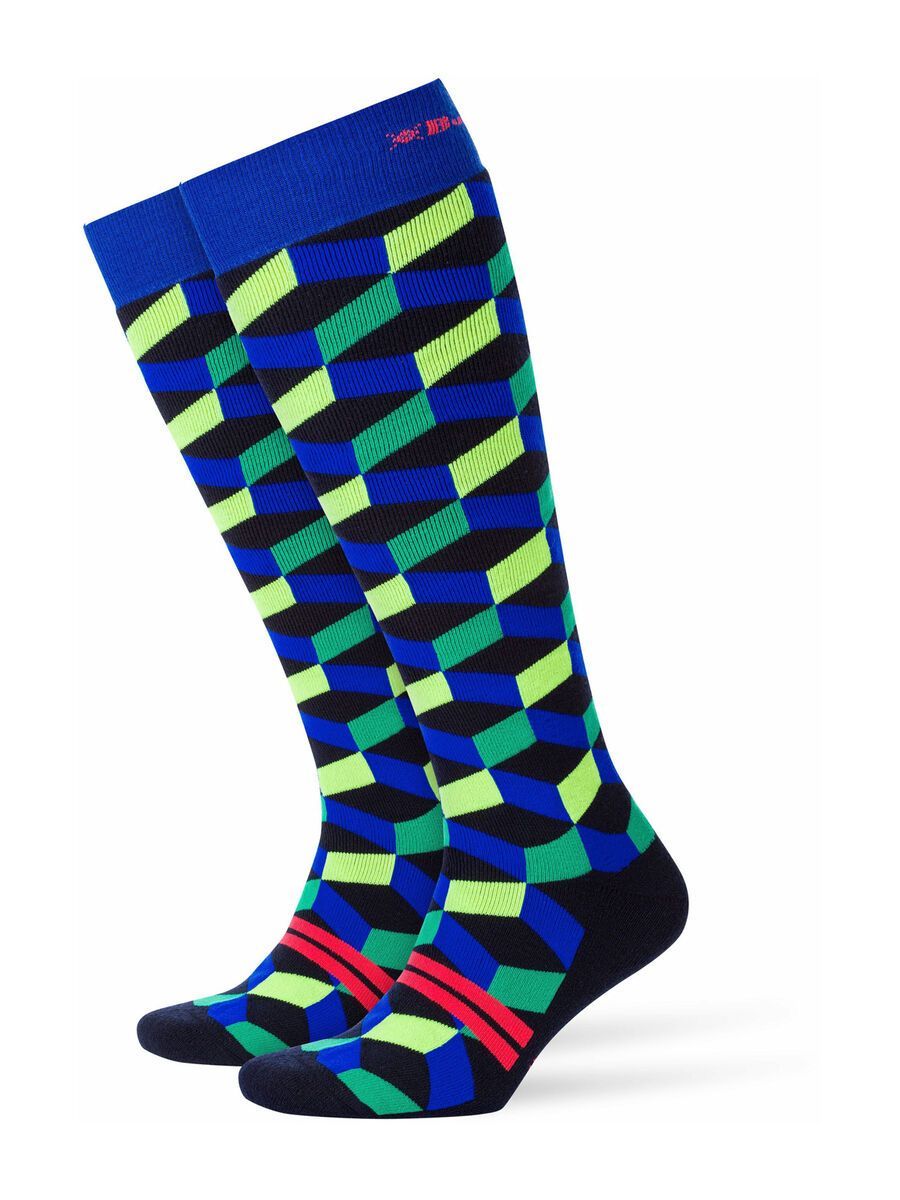 Falke Burlington Snow Fun Boy Kniestrümpfe, marine - Bild 1