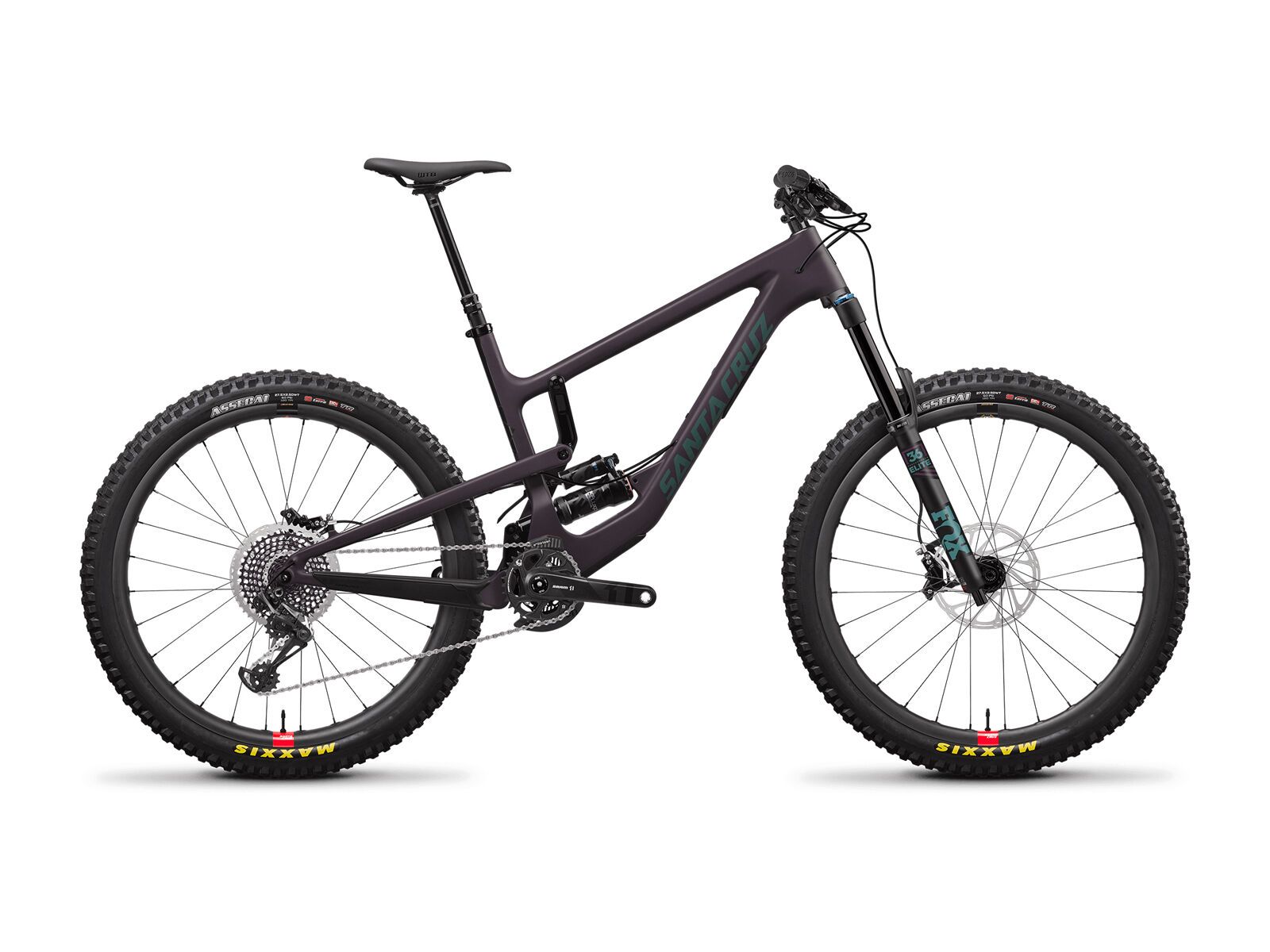 Santa Cruz Nomad CC X01 Air Reserve, eggplant and aquarius green - Bild 1