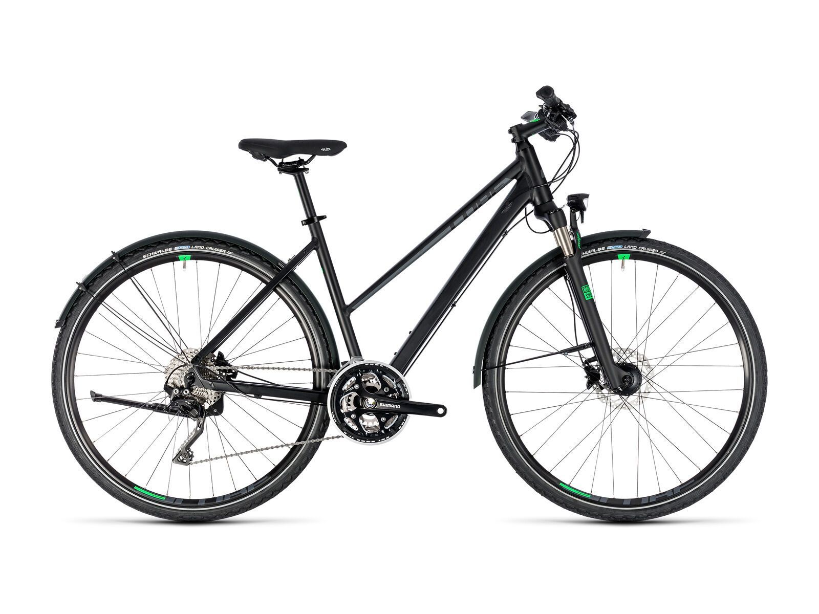 Cube Cross Allroad Trapeze, black´n´green - Bild 1