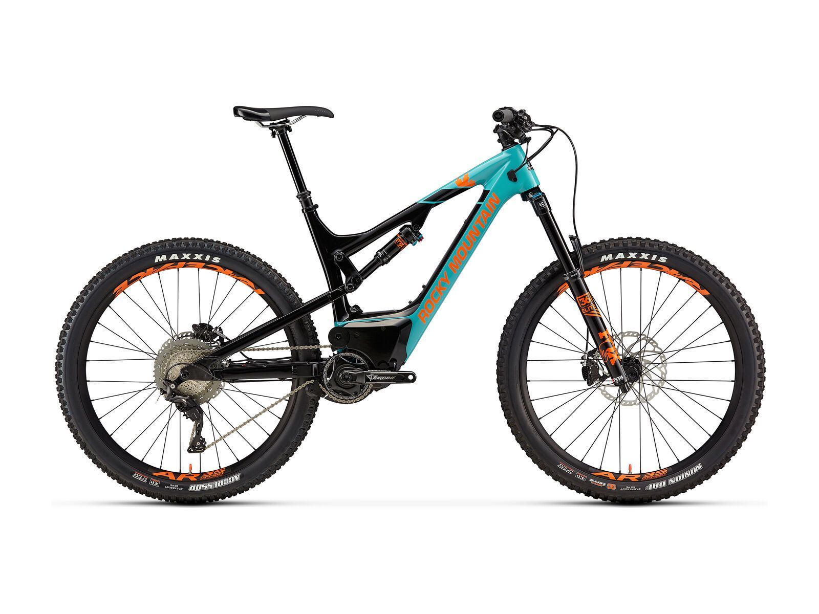Rocky Mountain Altitude Powerplay Carbon 70, billy ocean/black in black/fox racing orange - Bild 1