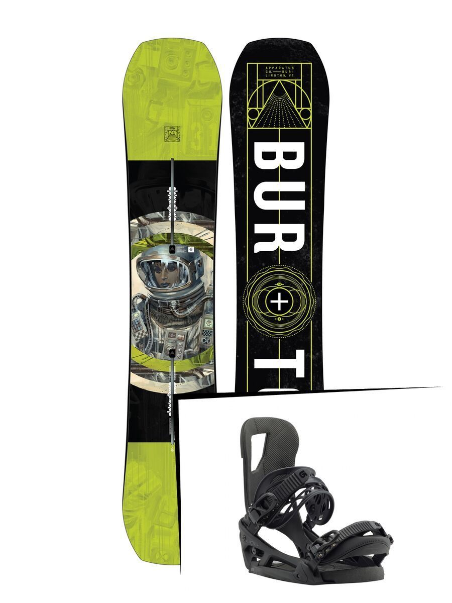 Set: Burton Paramount 2019 + Burton Cartel EST black matte - Bild 1