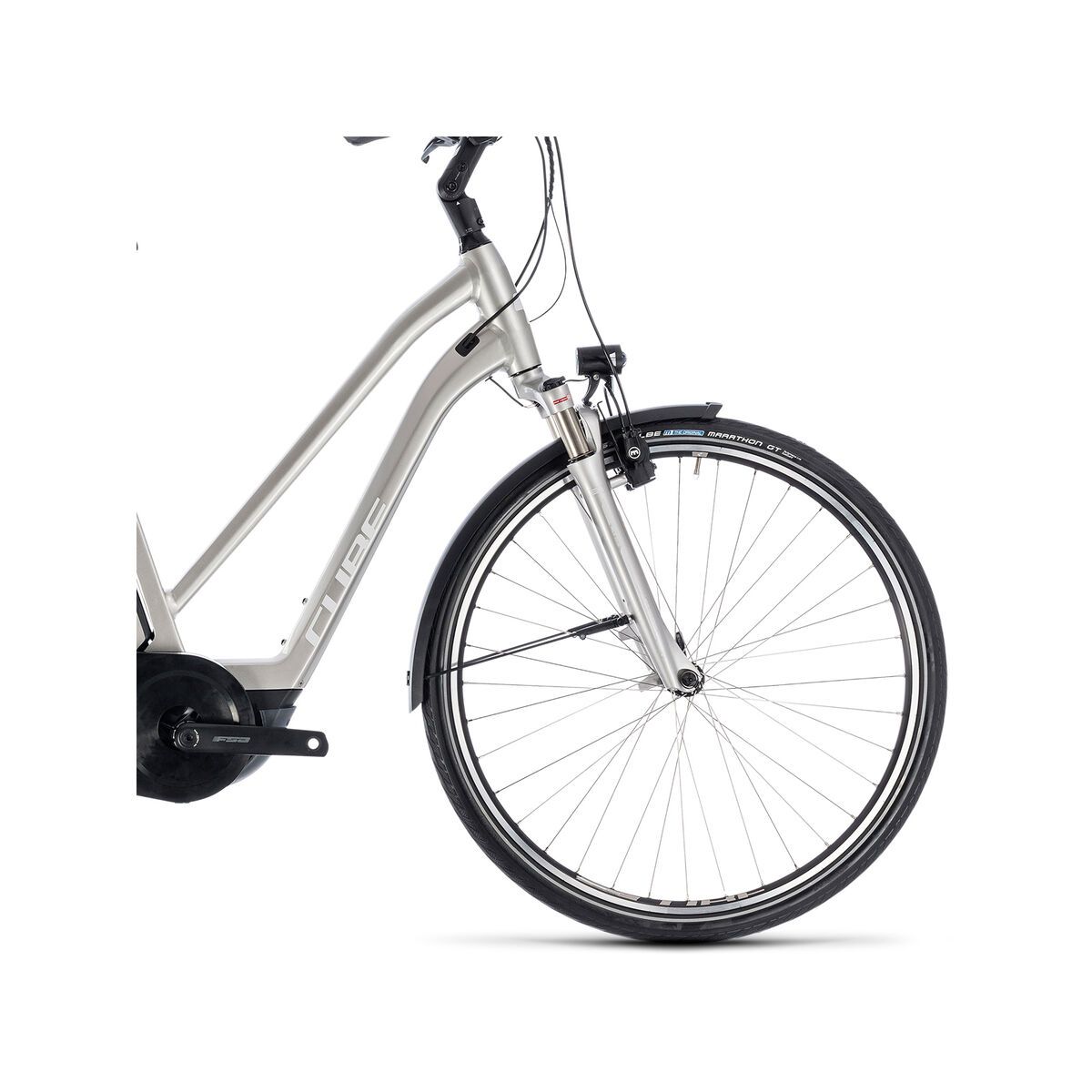 Cube Town Hybrid EXC 500 Trapeze, silver´n´white - Bild 3