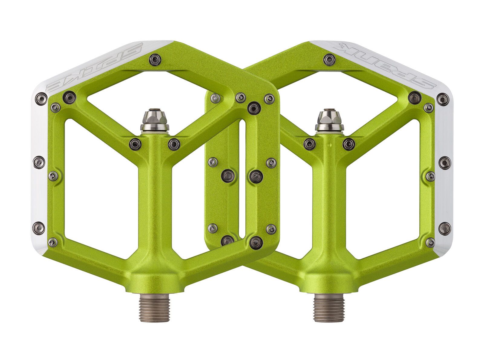 Spank Spike Pedals, emerald green - Bild 2