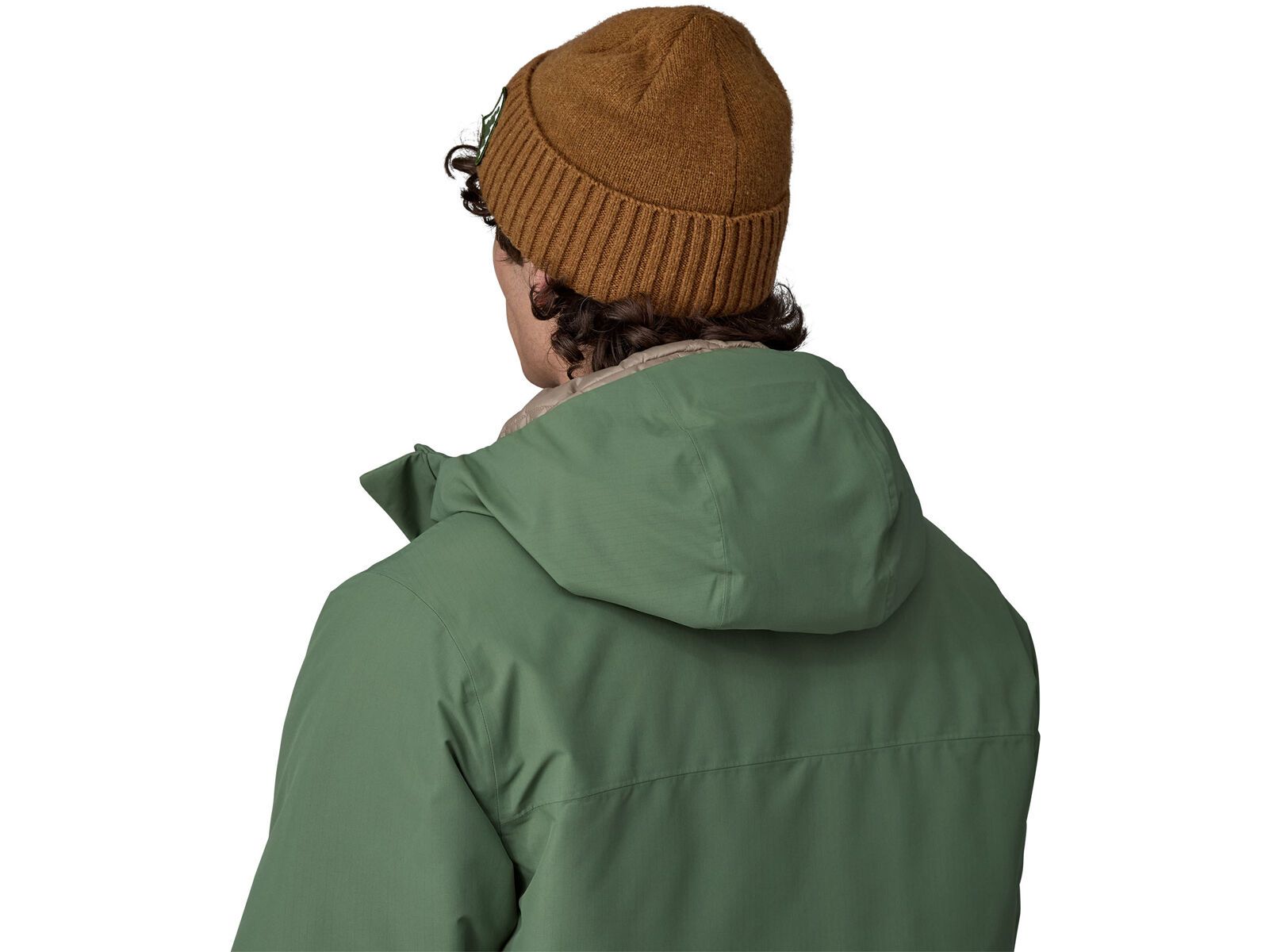 Patagonia Brodeo Beanie, dawn tracks patch: shelter brown - Bild 3
