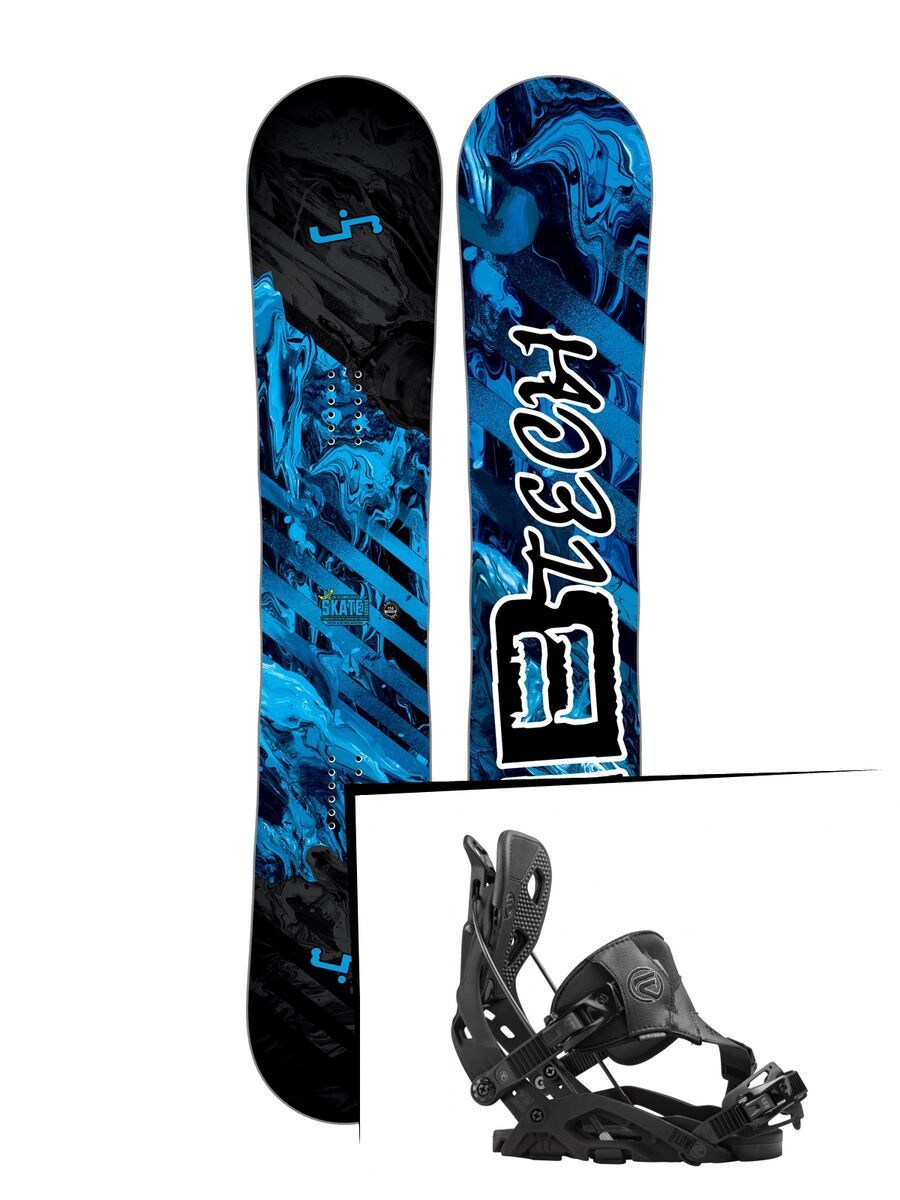 Set: Lib Tech Sk8 Banana 2017 + Flow Fuse Hybrid (1513148S) - Bild 1