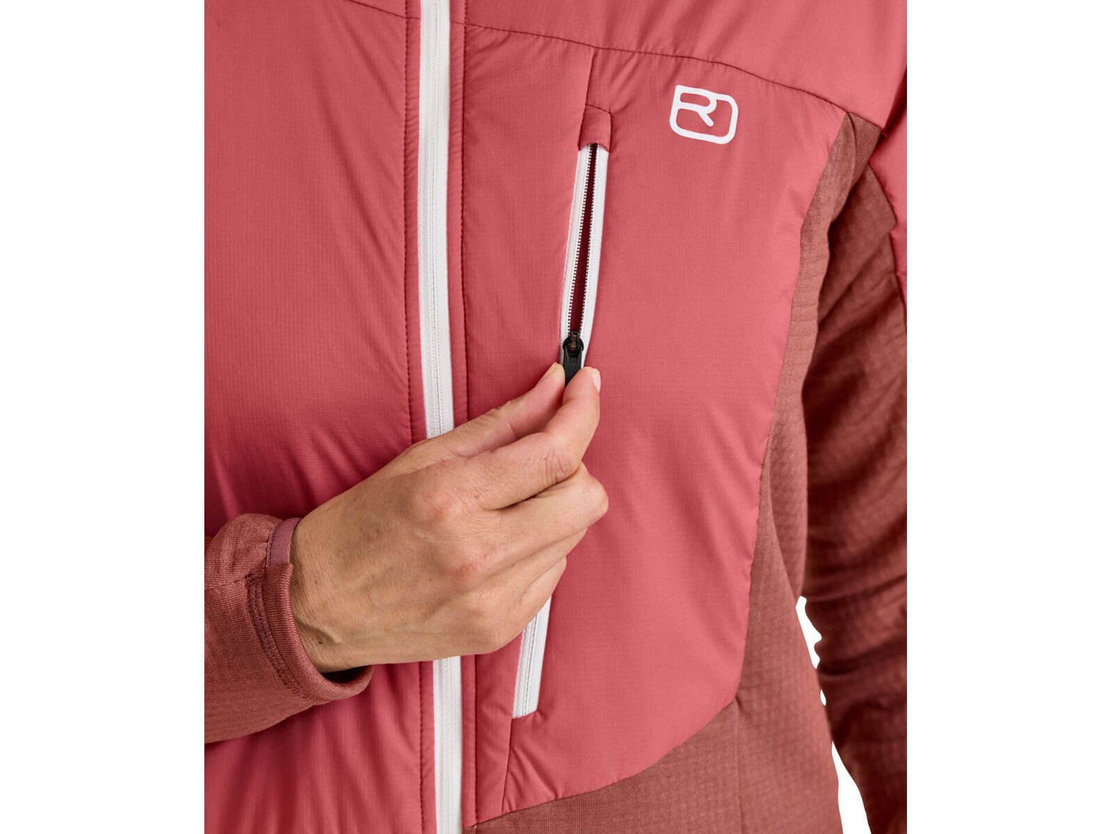 Ortovox Westalpen Swisswool Hybrid Jacket W, wild rose - Bild 6