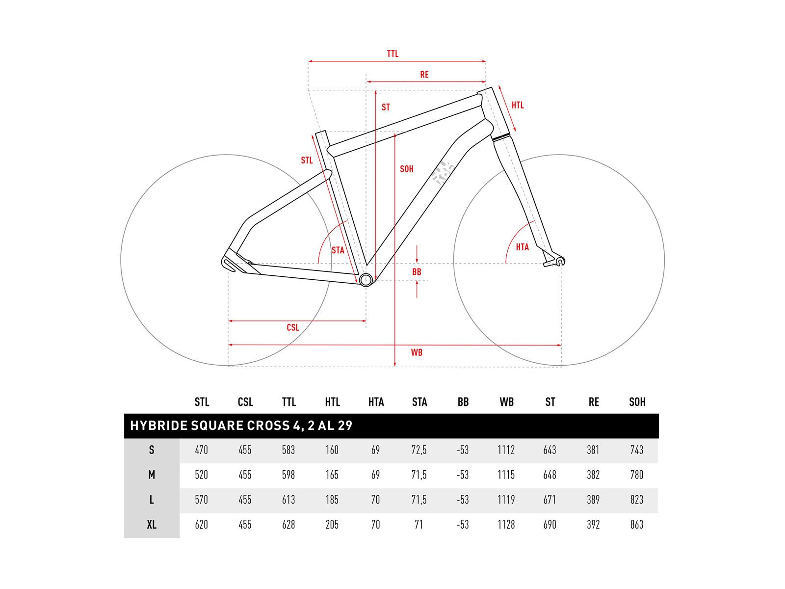 Ghost Hybride Square Cross 4, night black/monarch orange/urban grey - Bild 6