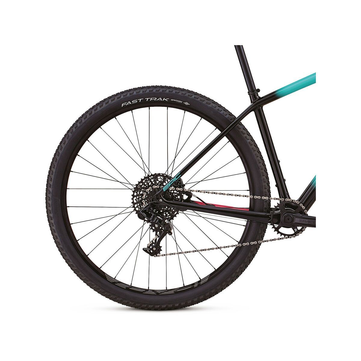 Specialized Women's Epic HT Comp Carbon, gloss satin acid mint fade/tarmac black/acid pink - Bild 5