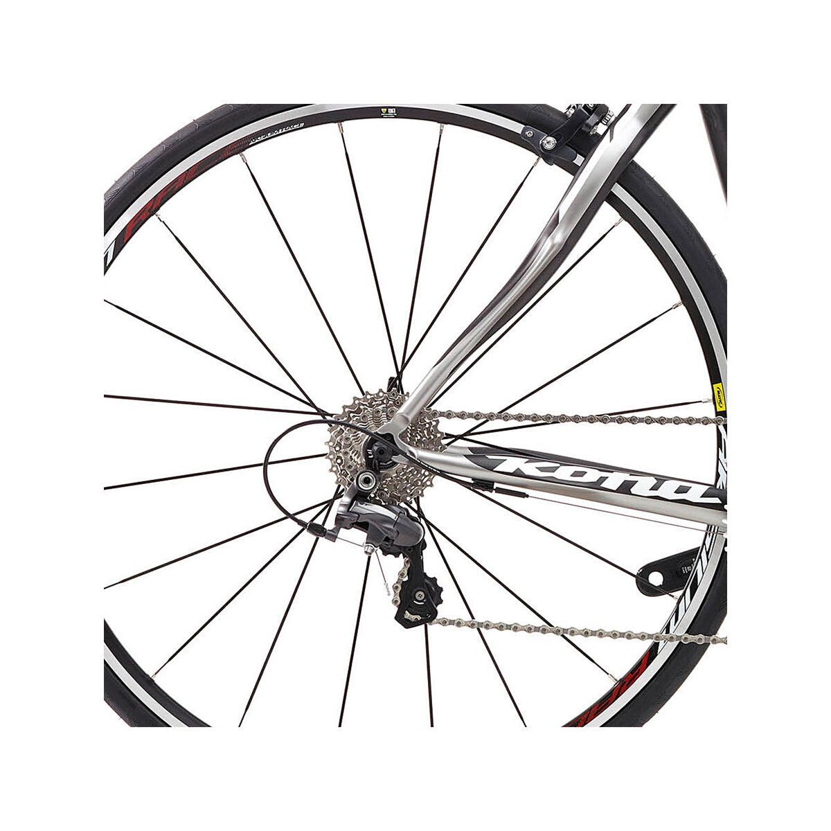 Kona Zing Supreme, matt carbon/white/silver/black - Bild 4