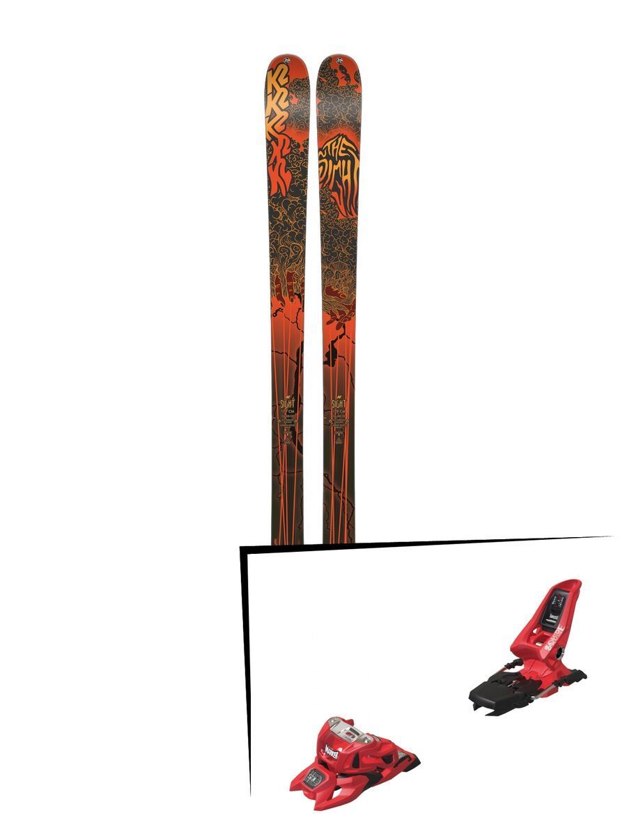 Set: K2 SKI Sight 2019 + Marker Squire 11 ID red - Bild 1