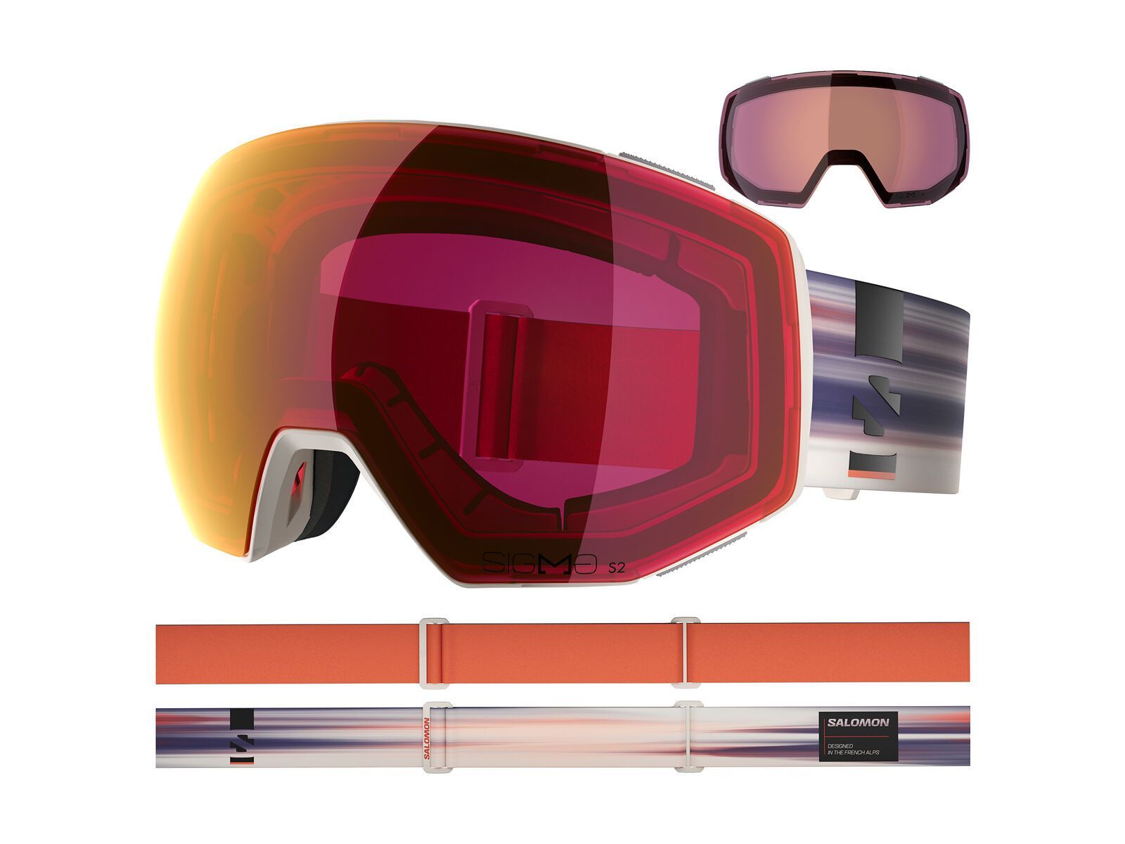 Salomon Radium Prime + WS, Sigma Poppy Red / rainy day - Bild 5