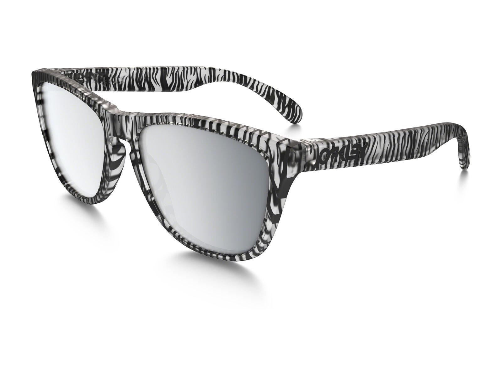 Oakley Frogskins Urban Jungle, matte clear/Lens: chrome iridium - Bild 1