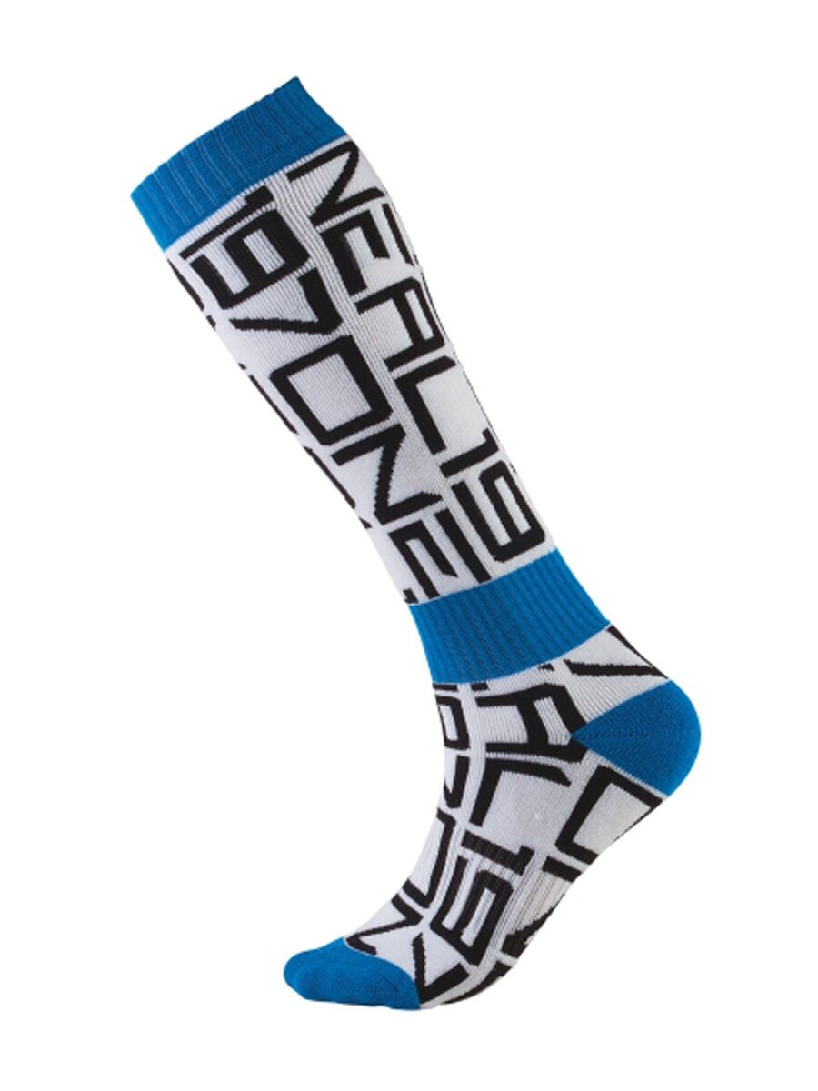 ONeal Pro MX Socks Typo, blue/white/black - Bild 1