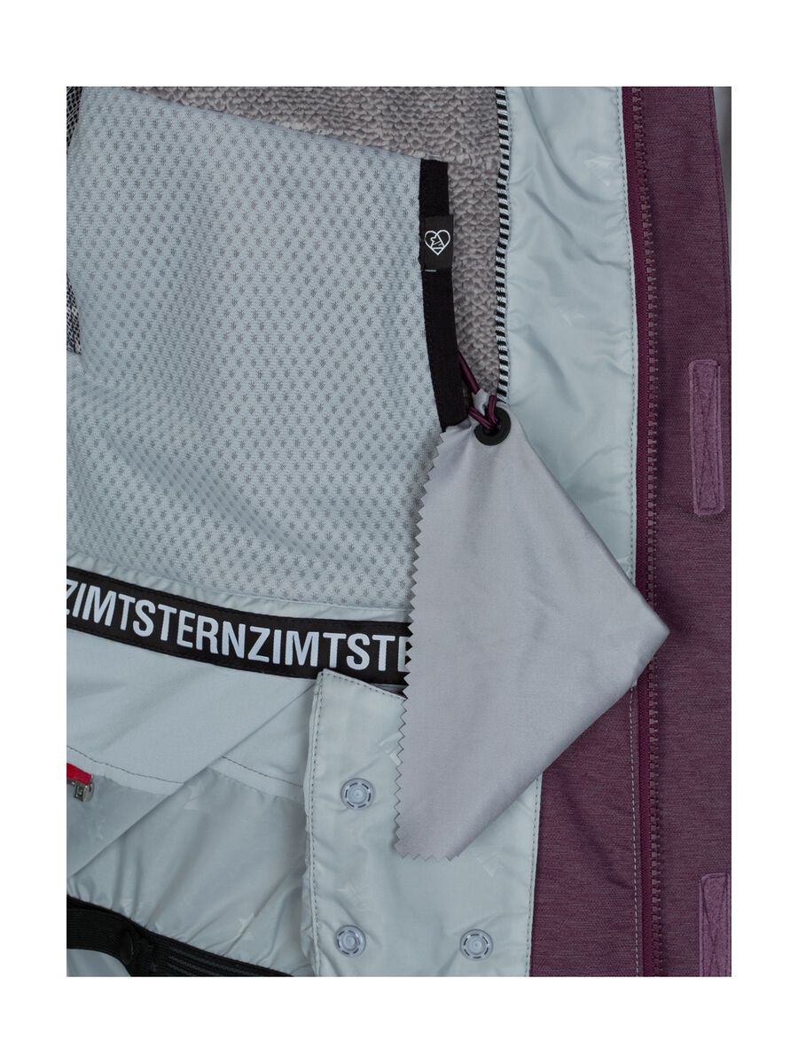 Zimtstern Snowy Mash Snow Jacket, plum - Bild 3