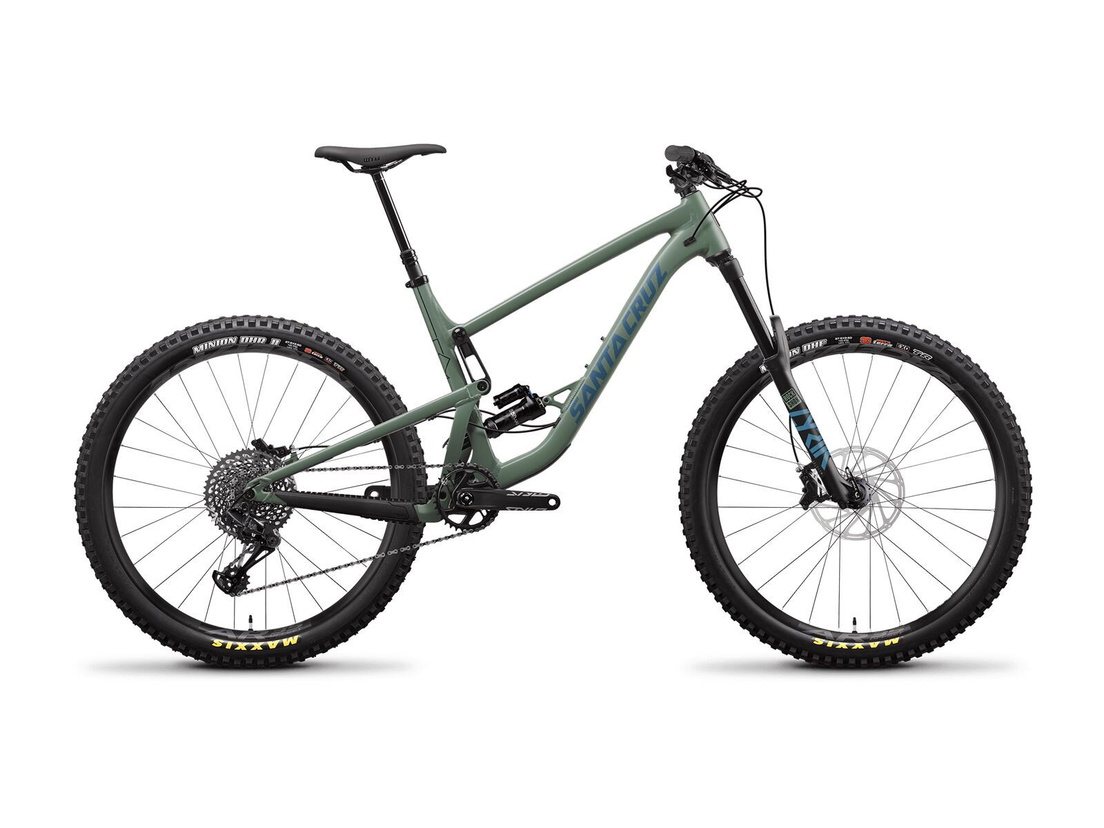 Santa Cruz Bronson AL S+, matte olive and blue - Bild 1
