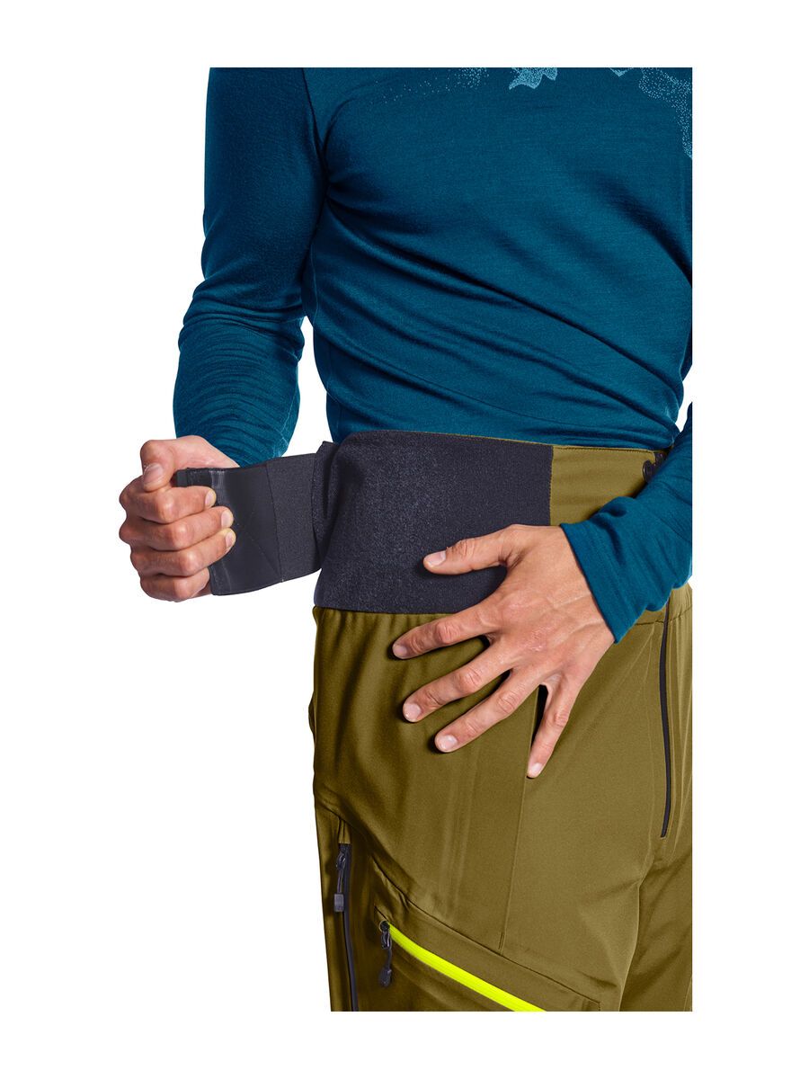 Ortovox 3L Guardian Shell Pants M, green moss - Bild 3