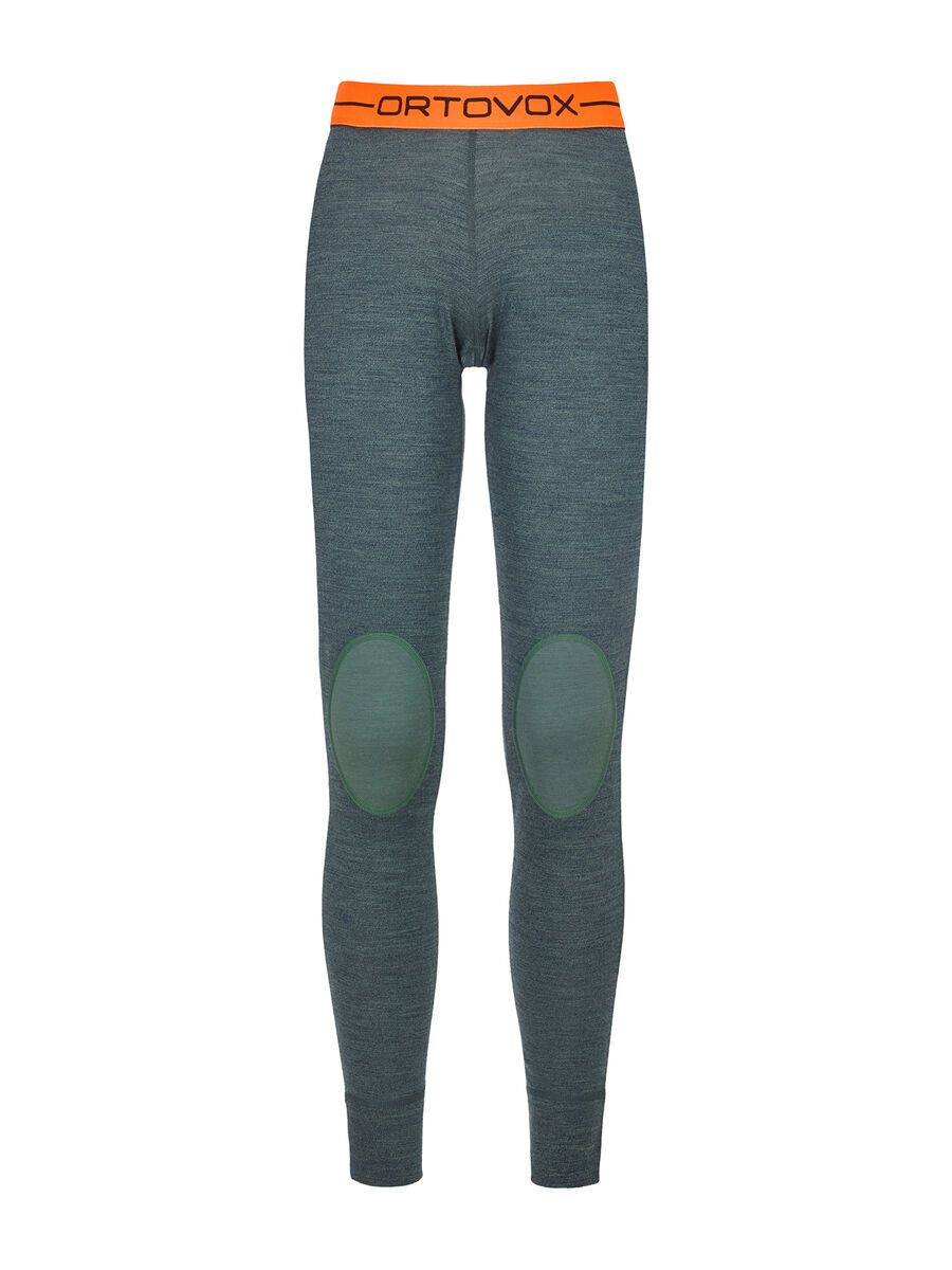 Ortovox 185 Merino Rock'n'Wool Long Pants W, green forest blend - Bild 1
