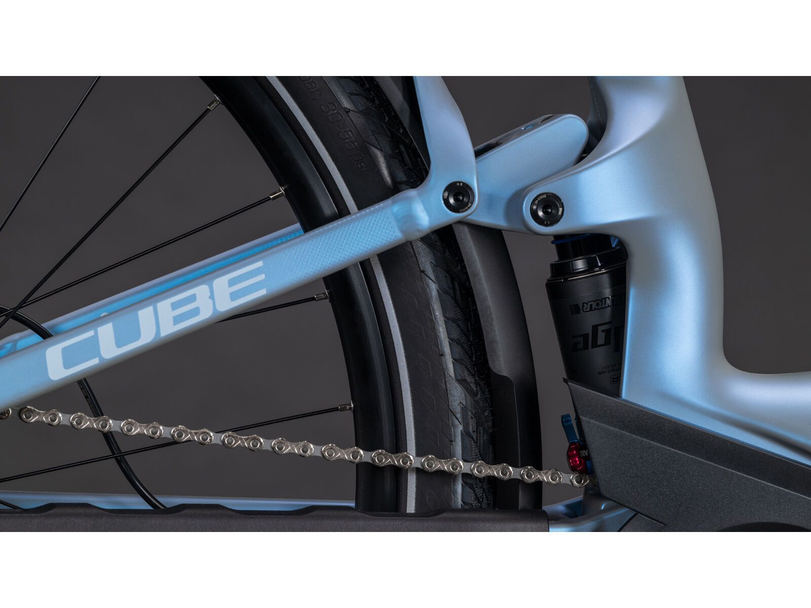 Cube Kathmandu Hybrid One11 HPC Pro 800 Easy Entry, hazeblue´n´blue - Bild 5