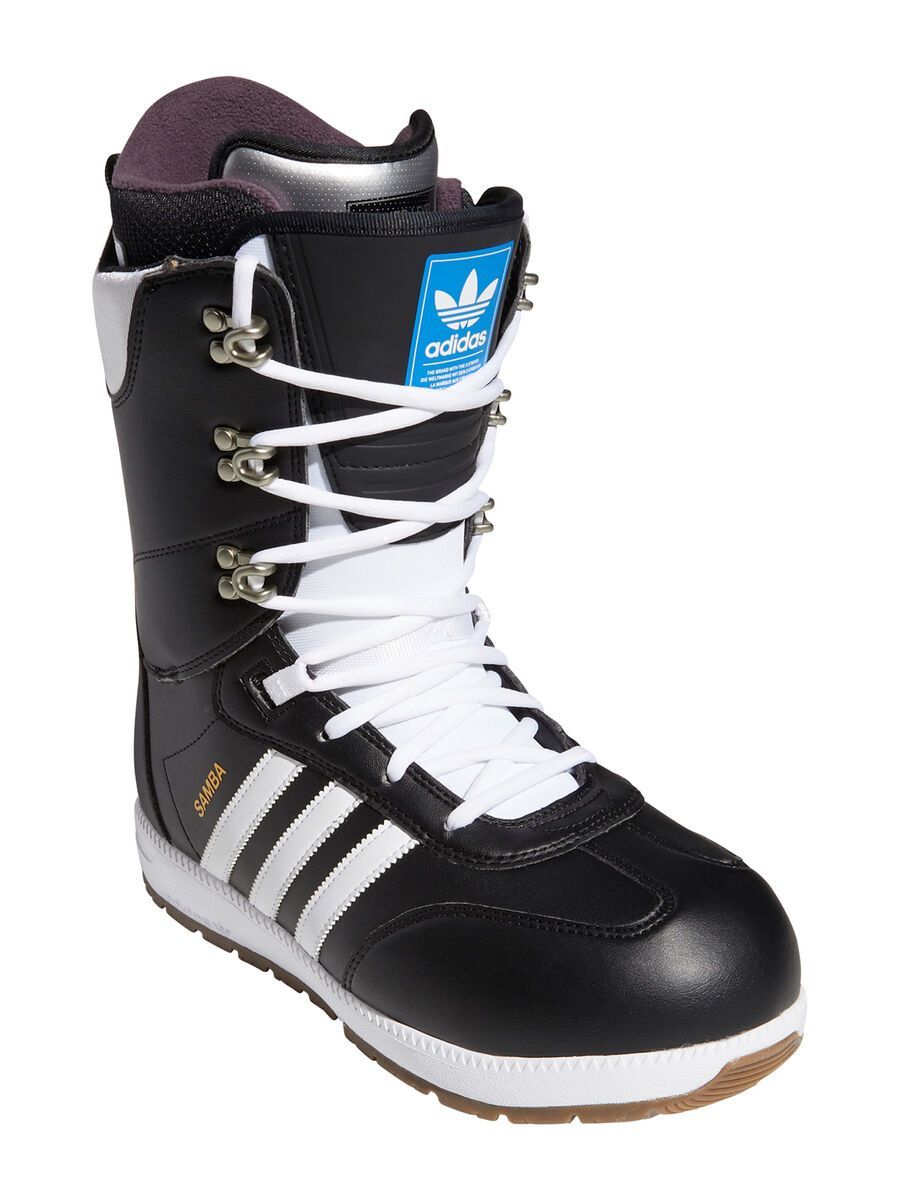 Adidas Samba ADV Boots, core black/ftwr white/gold metalic - Bild 1
