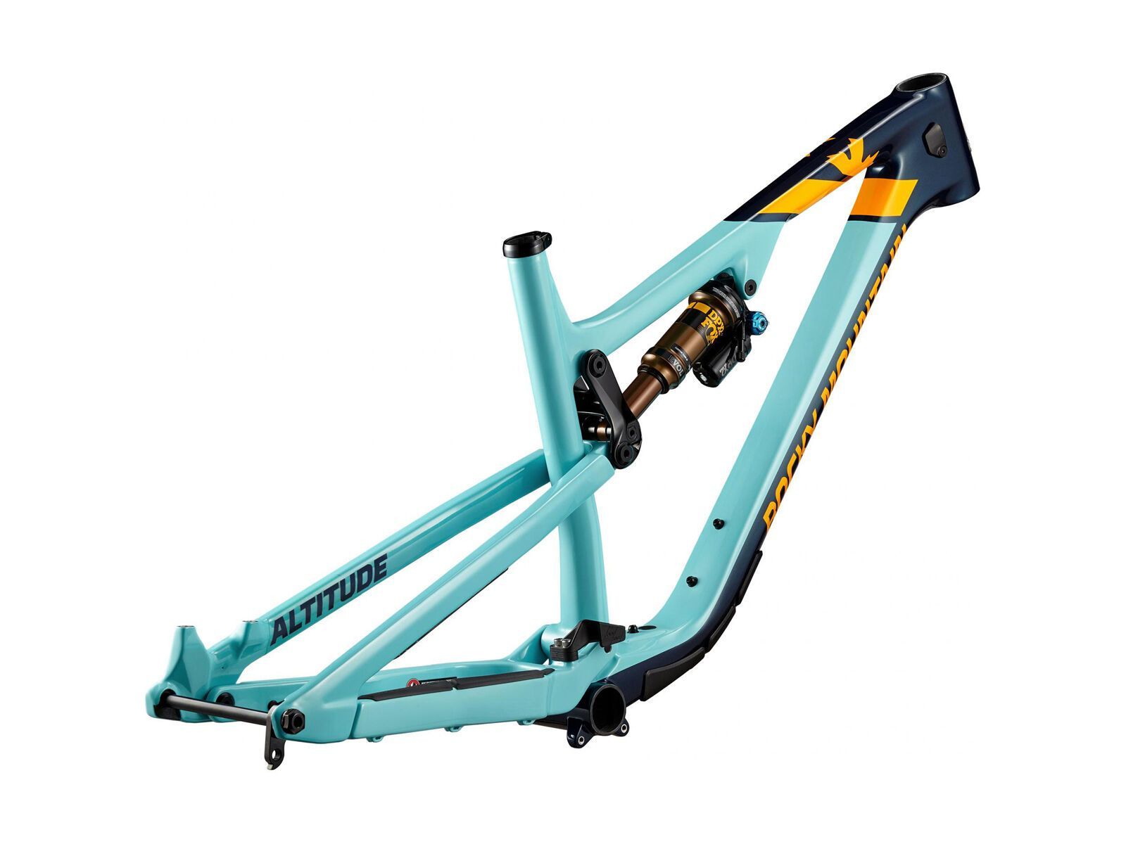 Rocky Mountain Altitude Carbon Frameset, folsom brison blue/surfin bird/schools out - Bild 4