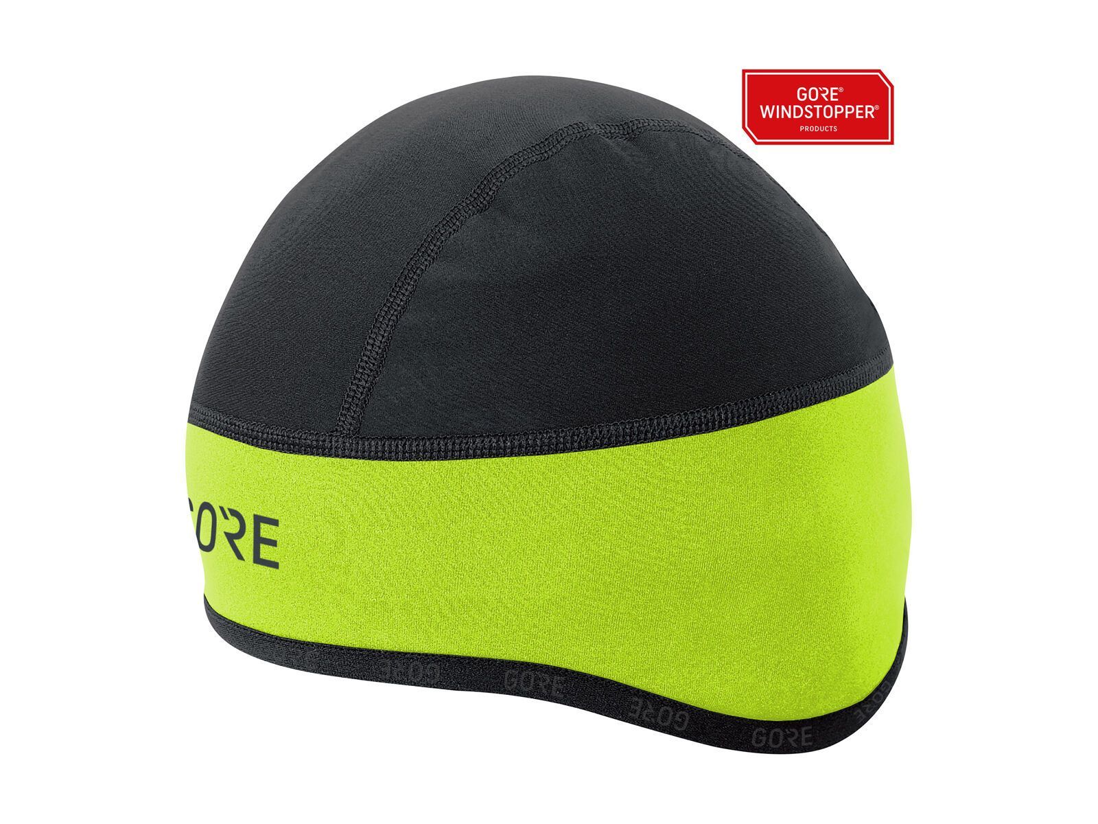 GOREWEAR C3 Gore Windstopper Helmet Kappe, neon yellow/black - Bild 2