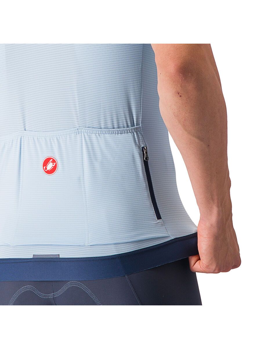 Castelli Espresso Jersey, winter sky/belgian blue - Bild 7