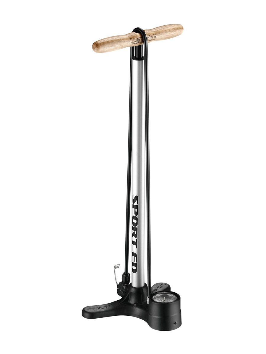 Lezyne Sport Floor Drive Dual Valve, silver metallic - Bild 1