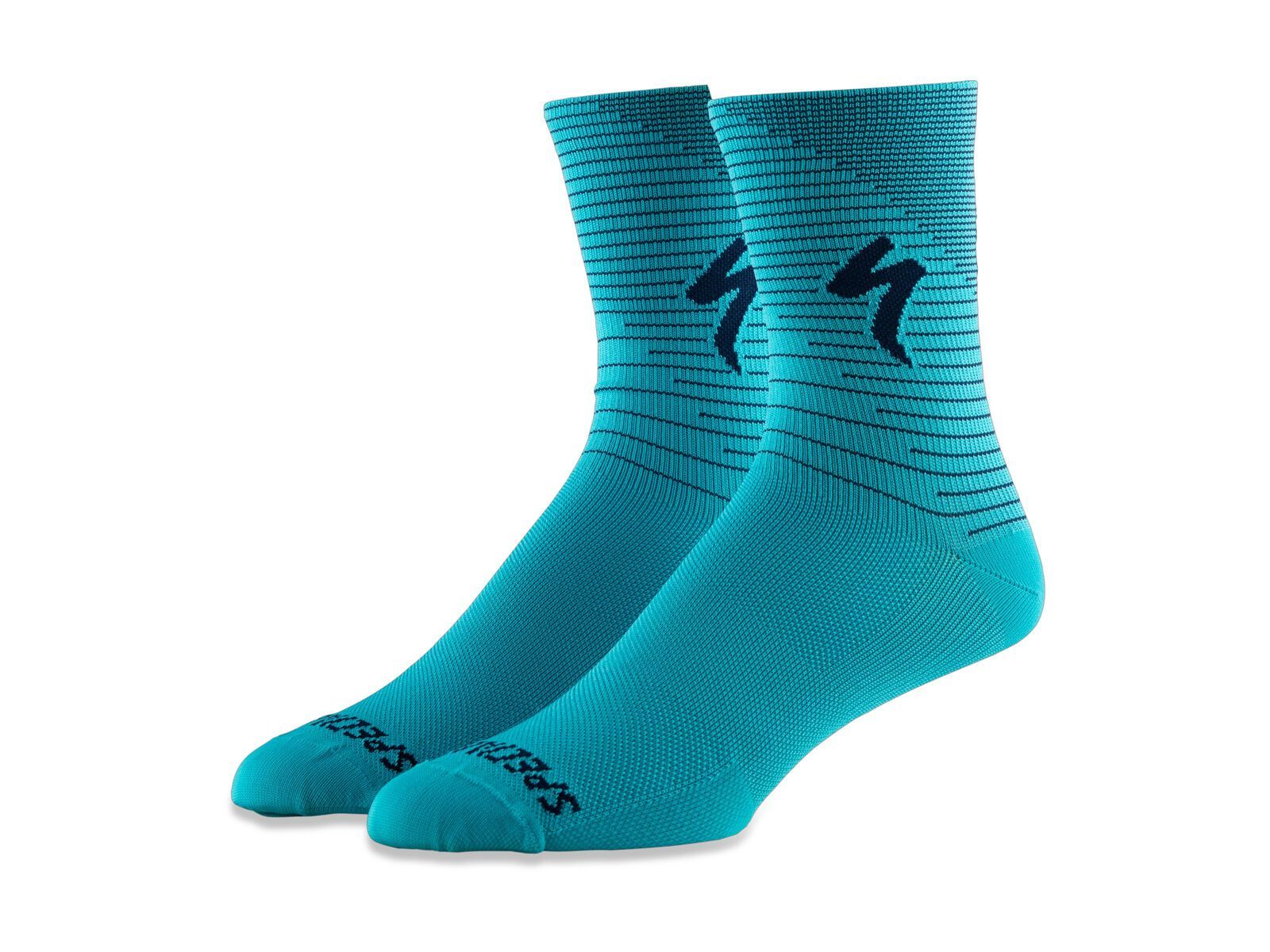 Specialized Soft Air Road Tall Sock, aqua/cast blue arrow - Bild 1