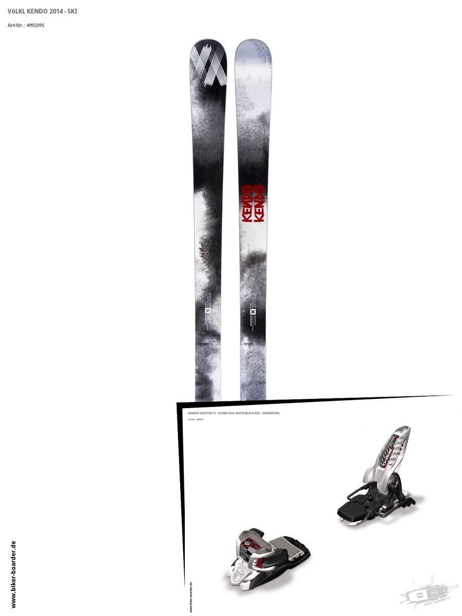 Völkl Set: Kendo 2014 + Marker Griffon 13 - Bild 1
